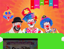 Tablet Screenshot of bubuclown.com